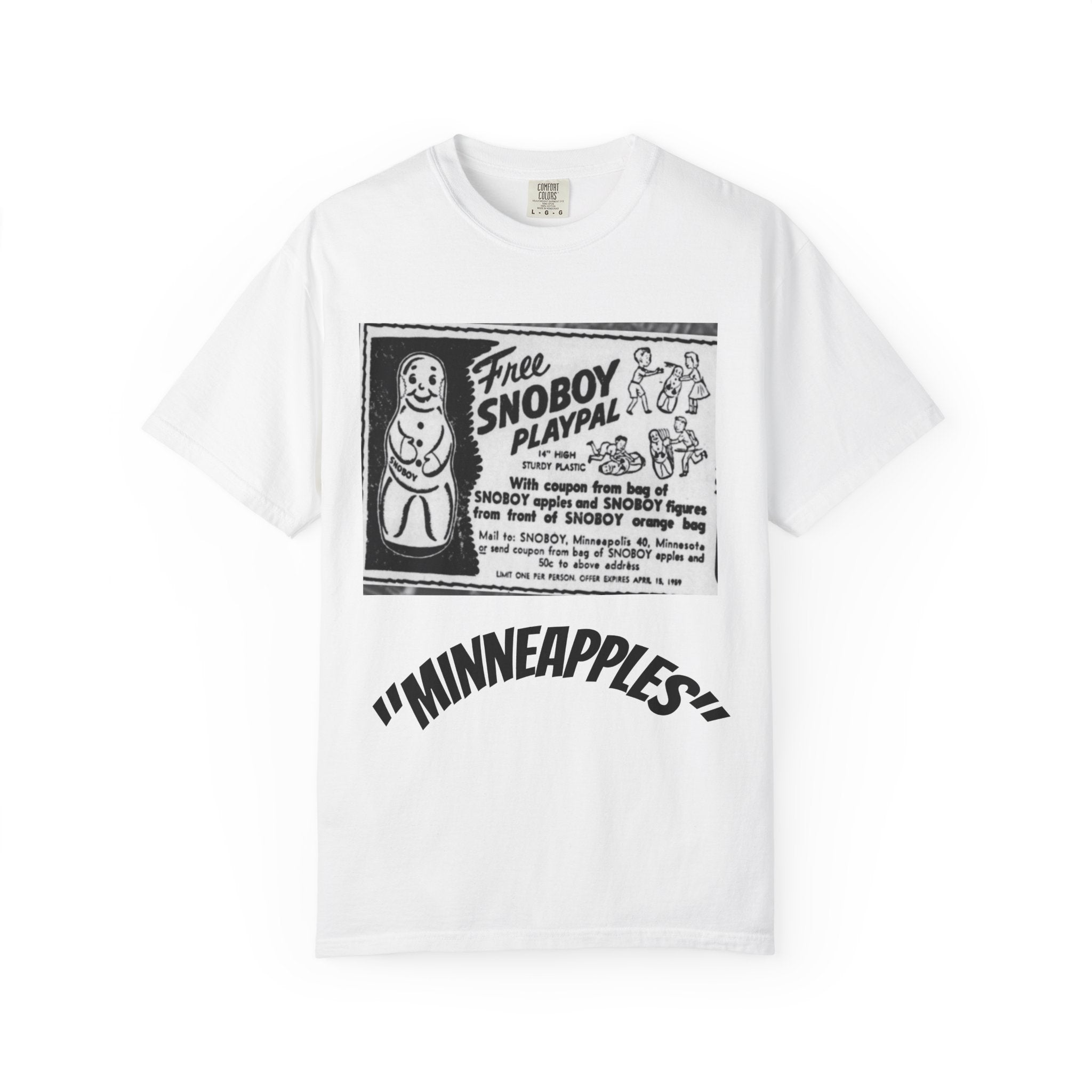 Vintage Snowboy Ad T-Shirt — Retro Soda Advertisement Graphic Tee