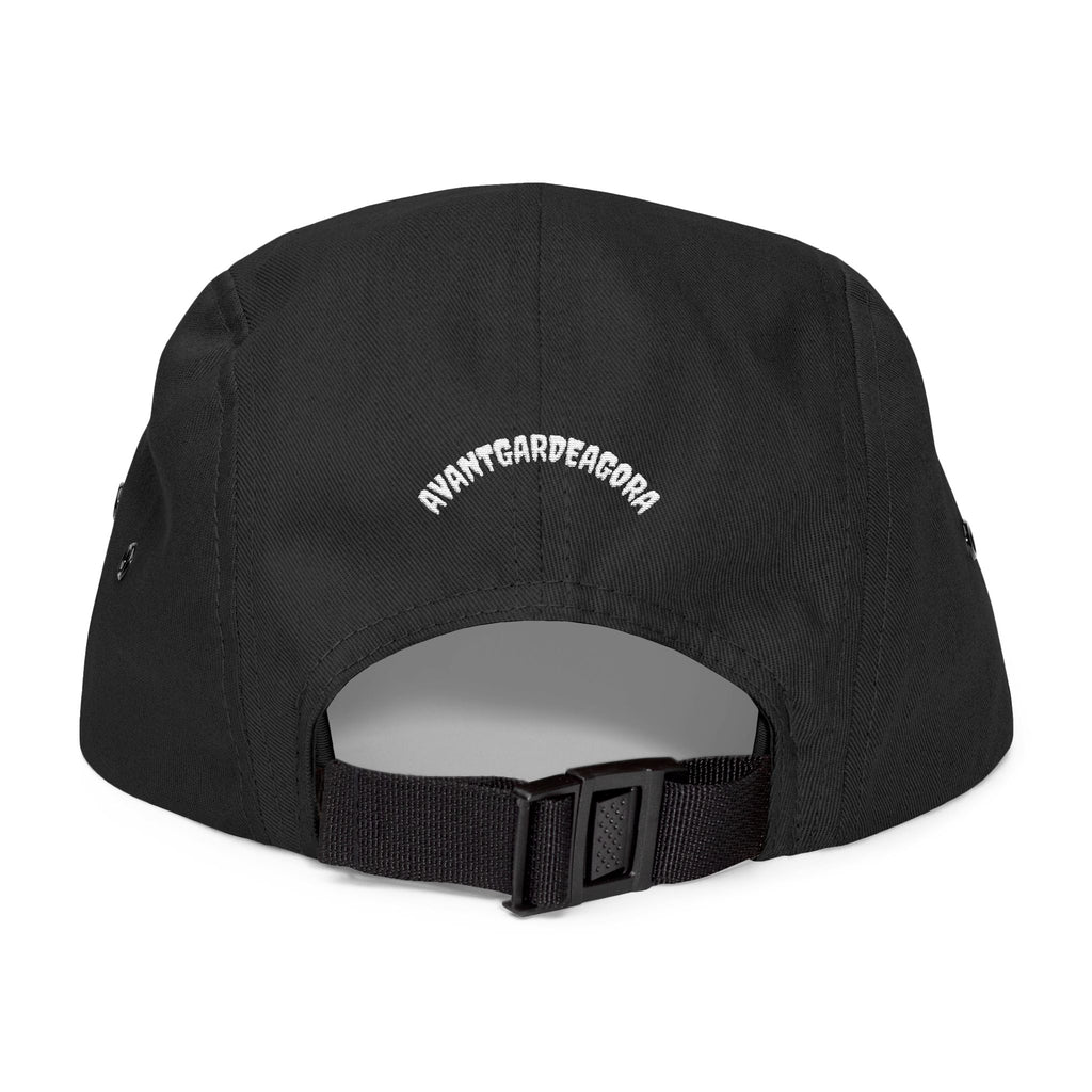 Snoboy Embroidered 5-Panel Cap – Vintage Cartoon Patch, Adjustable Streetwear Hat