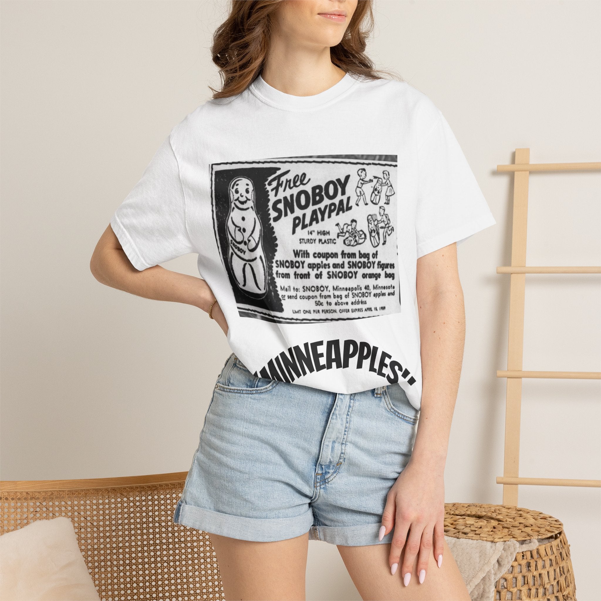 Vintage Snowboy Ad T-Shirt — Retro Soda Advertisement Graphic Tee