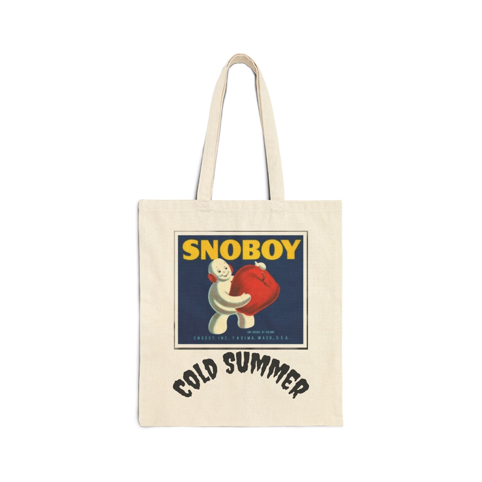 Tote Bag — Retro 'SNOBOY' Vintage Character Canvas Tote