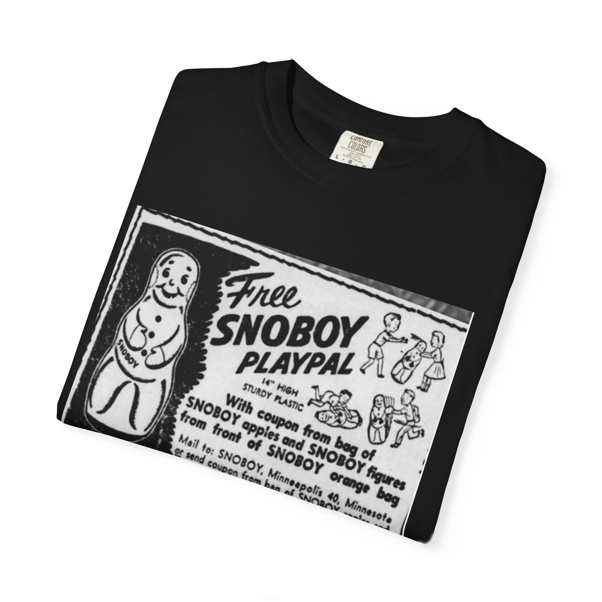 Vintage Snowboy Ad T-Shirt — Retro Soda Advertisement Graphic Tee