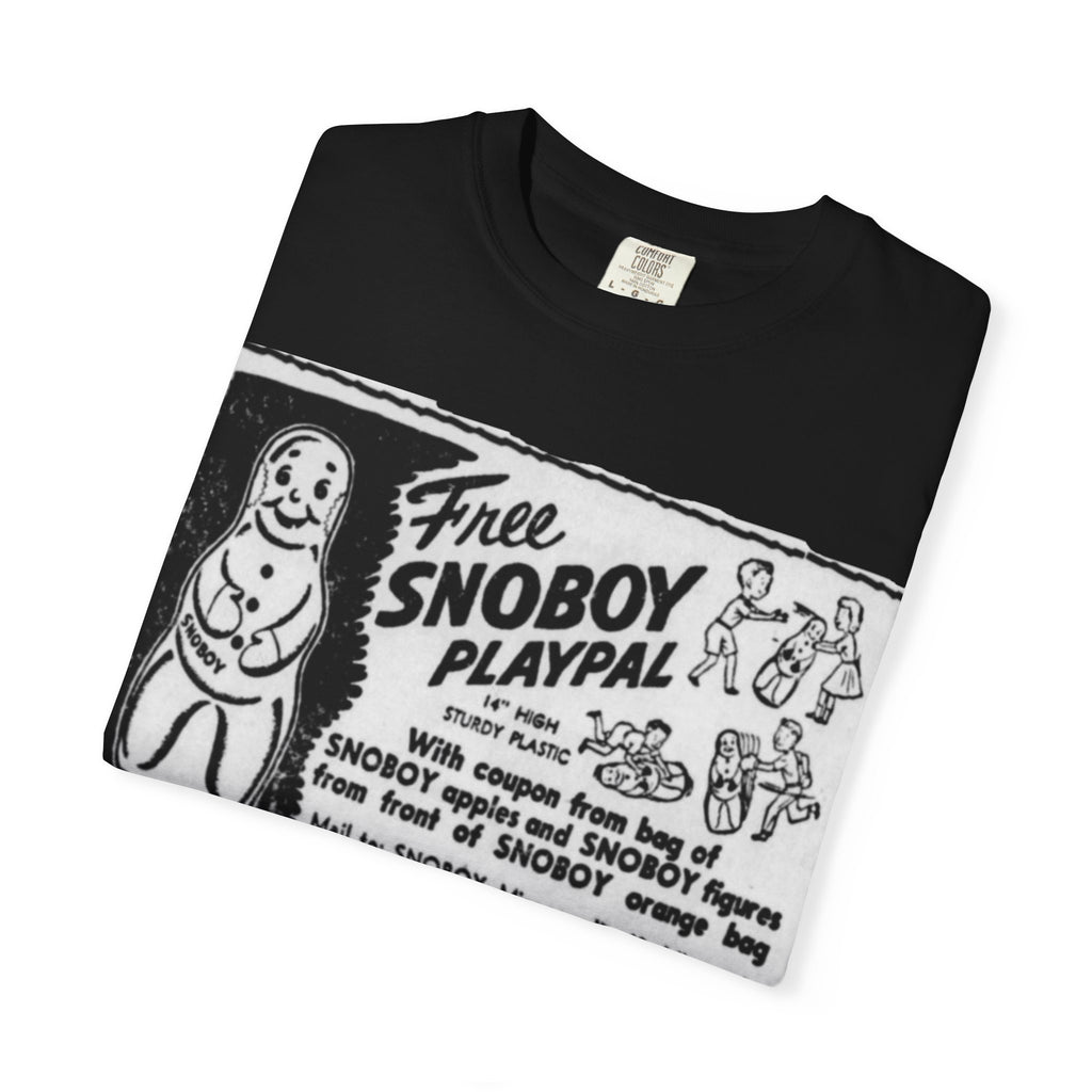Snoboy Playpal Vintage Ad T-Shirt — Retro Snowman Graphic Tee