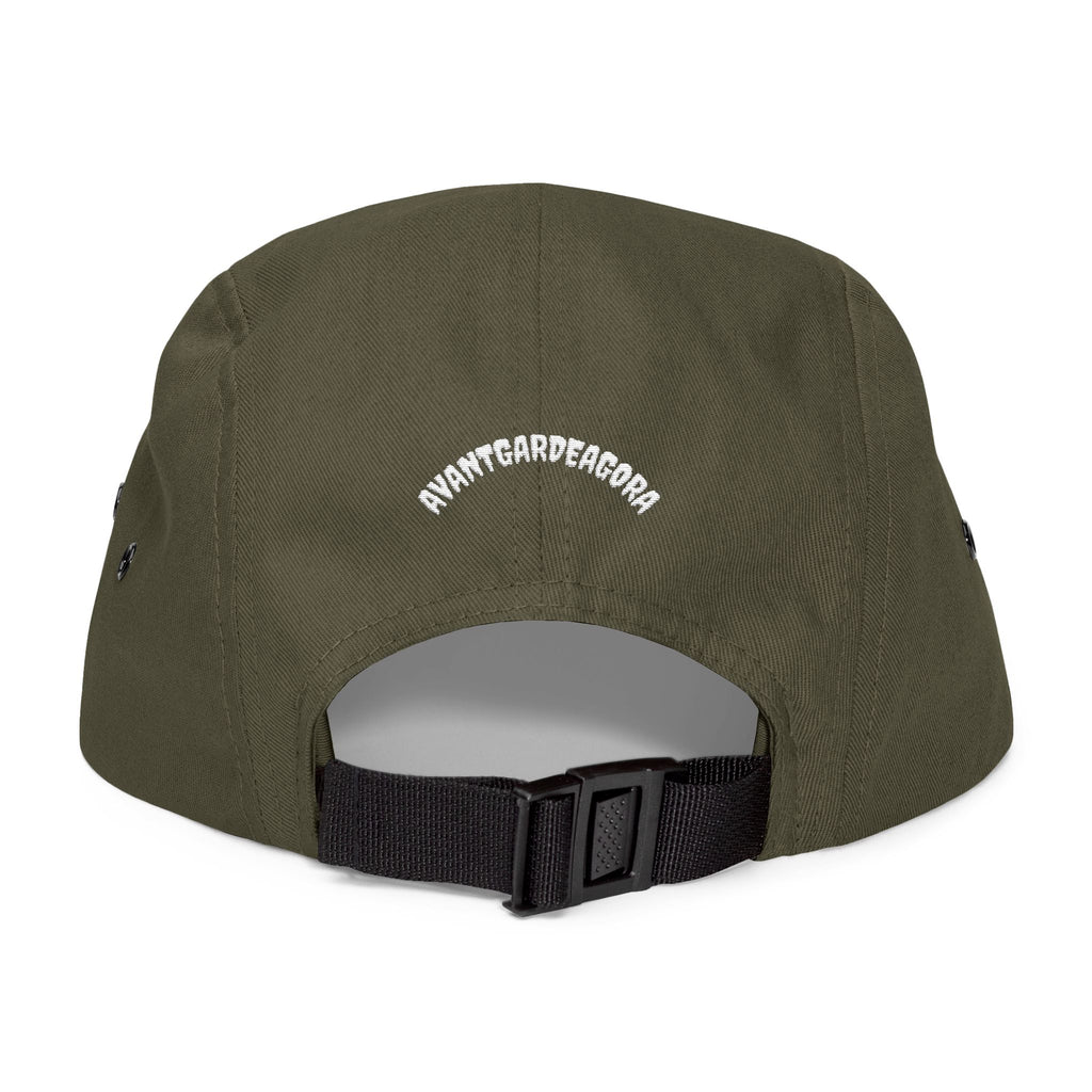 Snoboy Embroidered 5-Panel Cap – Vintage Cartoon Patch, Adjustable Streetwear Hat