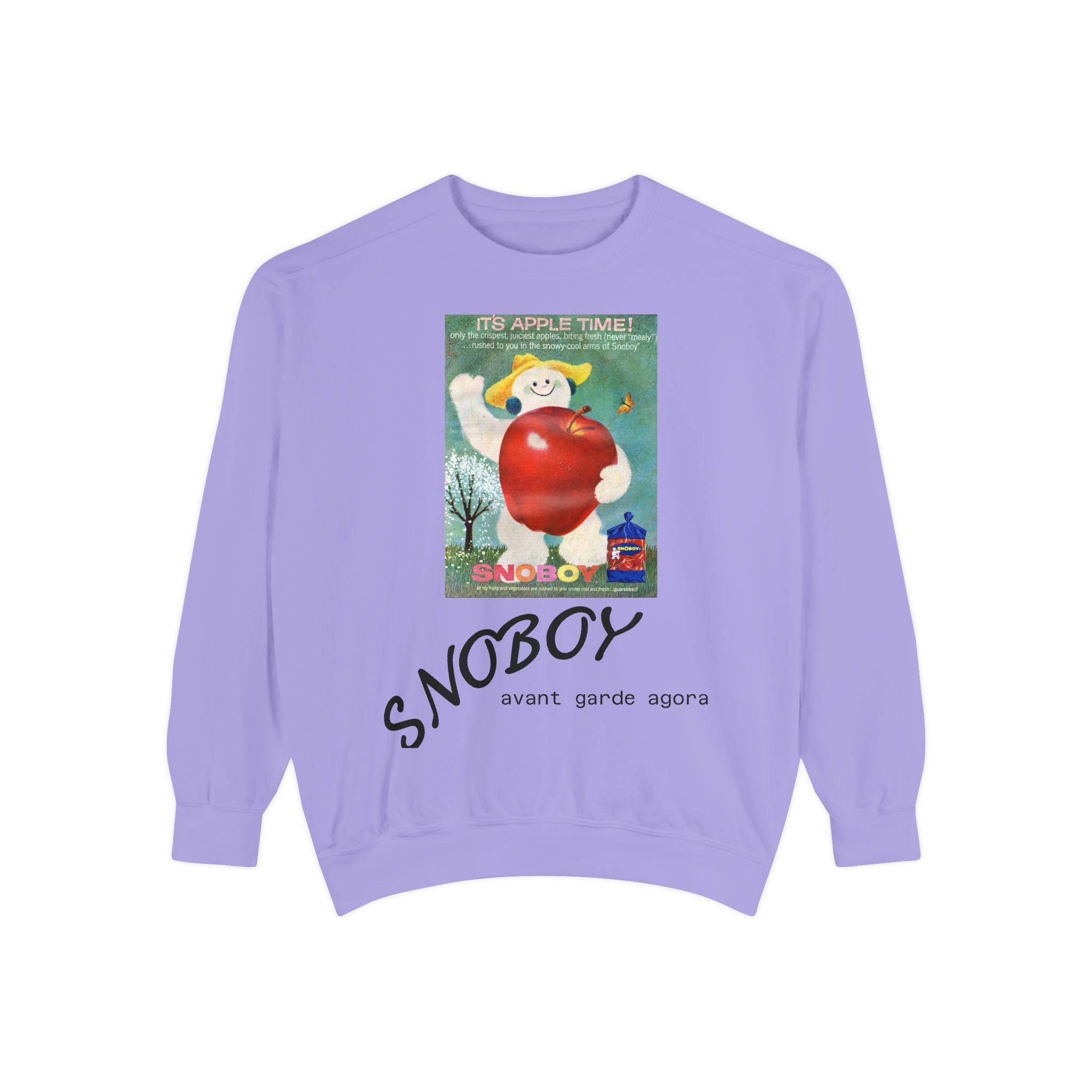 SnoBoy Vintage Snowman Sweatshirt — Retro Holiday Graphic Crewneck