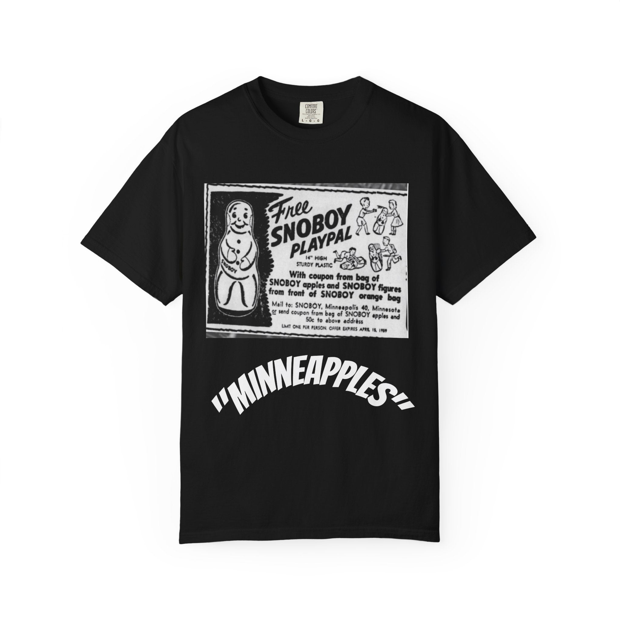Vintage Snowboy Ad T-Shirt — Retro Soda Advertisement Graphic Tee
