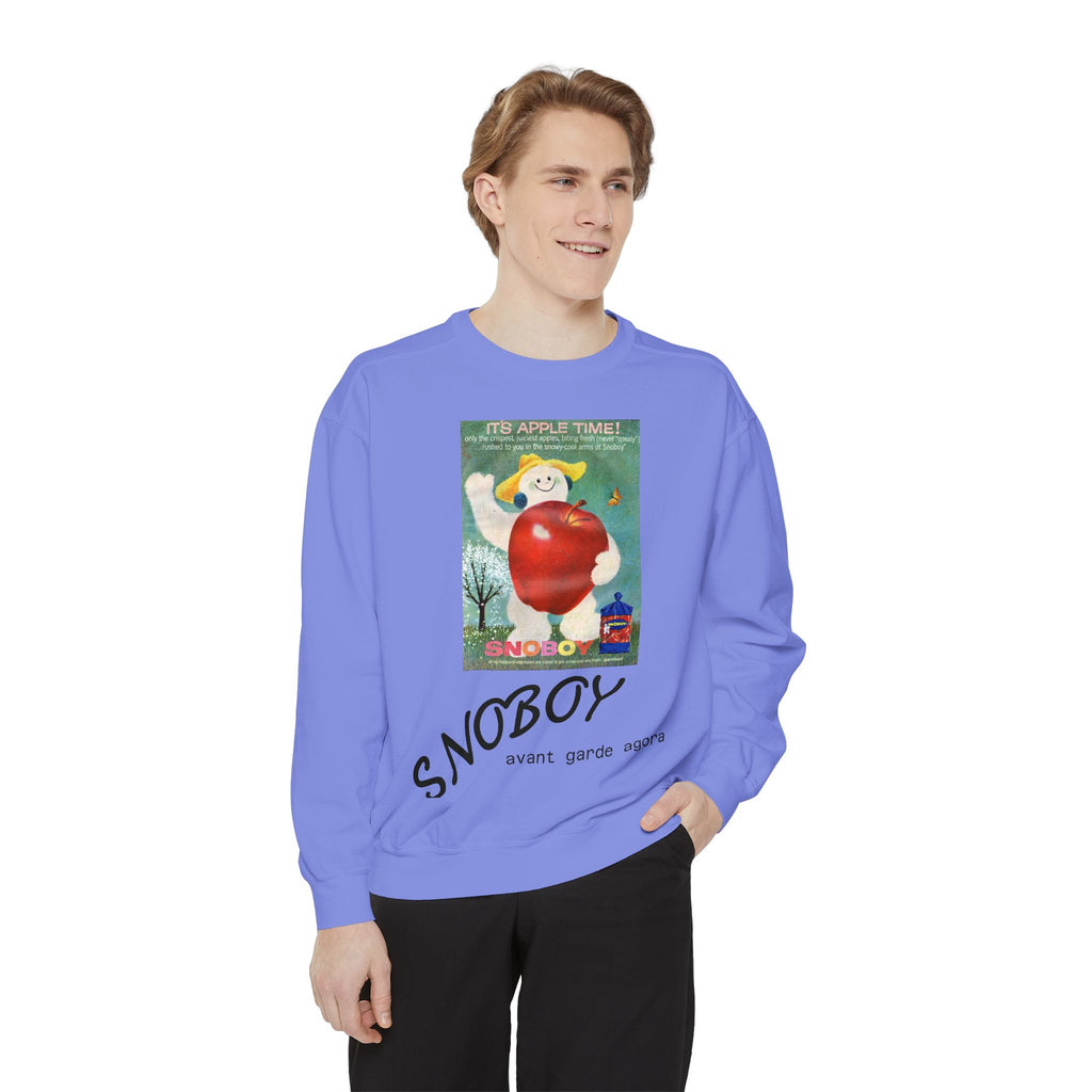 SnoBoy Vintage Snowman Sweatshirt — Retro Holiday Graphic Crewneck