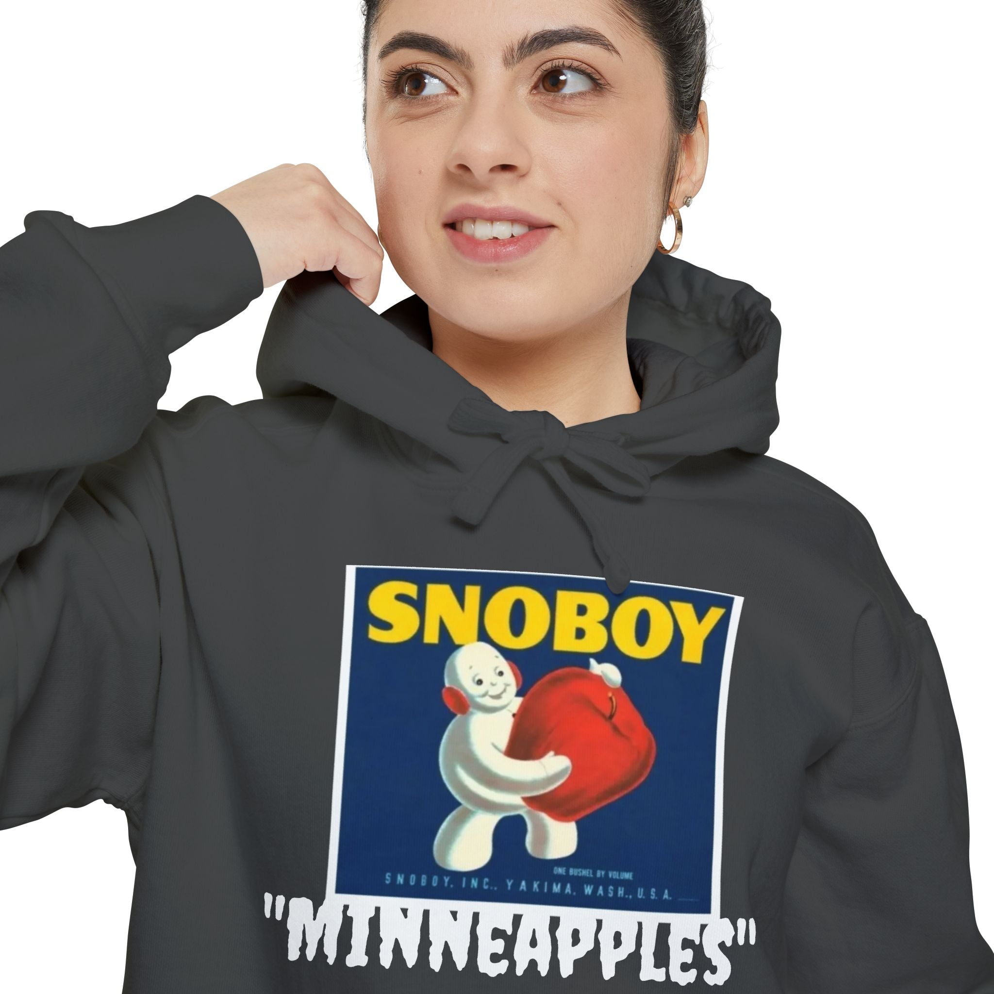 Snoboy 'Myinneapples' Graphic Hoodie — Retro Mascot Streetwear