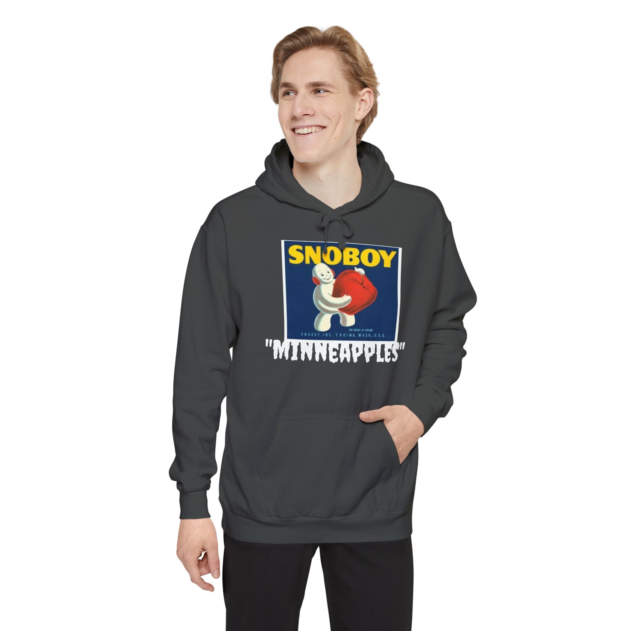 Snoboy 'Myinneapples' Graphic Hoodie — Retro Mascot Streetwear